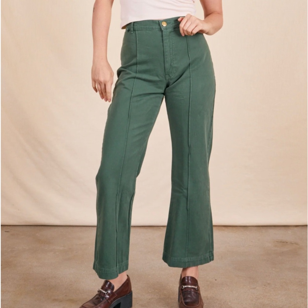 Big Bud Press western pant petite XS emerald